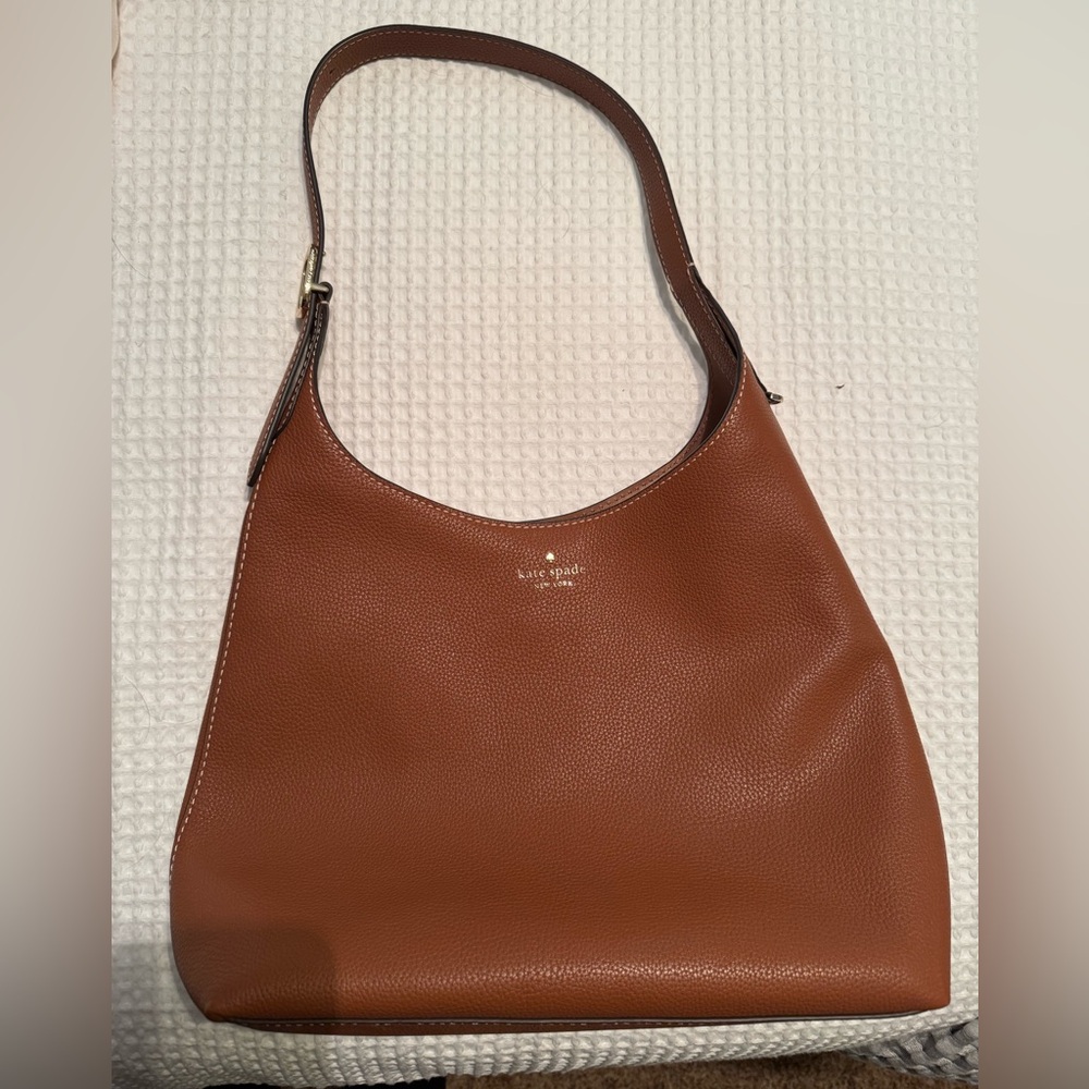 Kate Spade 454 large shoulder bag gingerbread leather - Picture 2 of 4